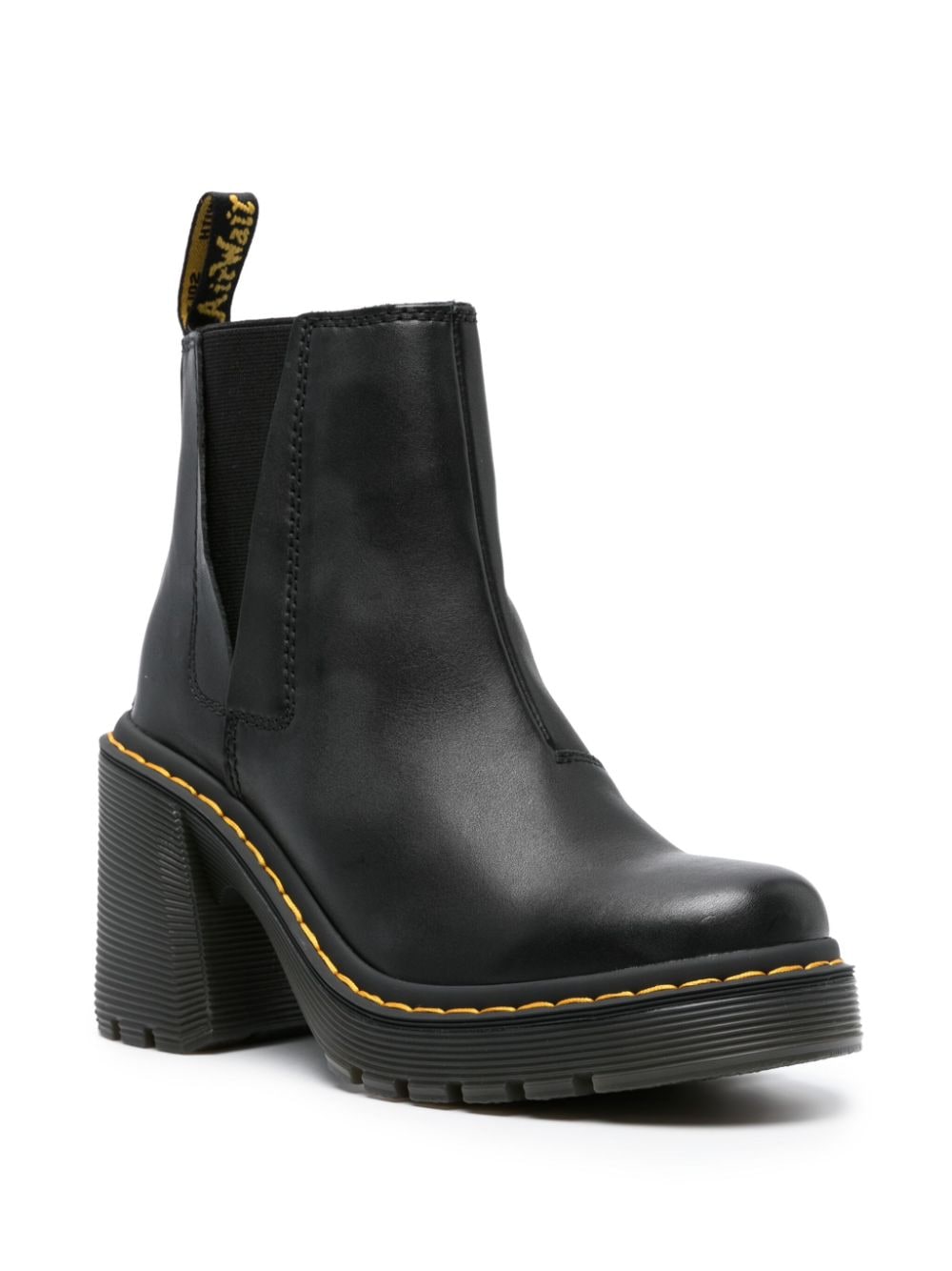 Shop Dr. Martens' Spence 87mm Leather Boots In Black