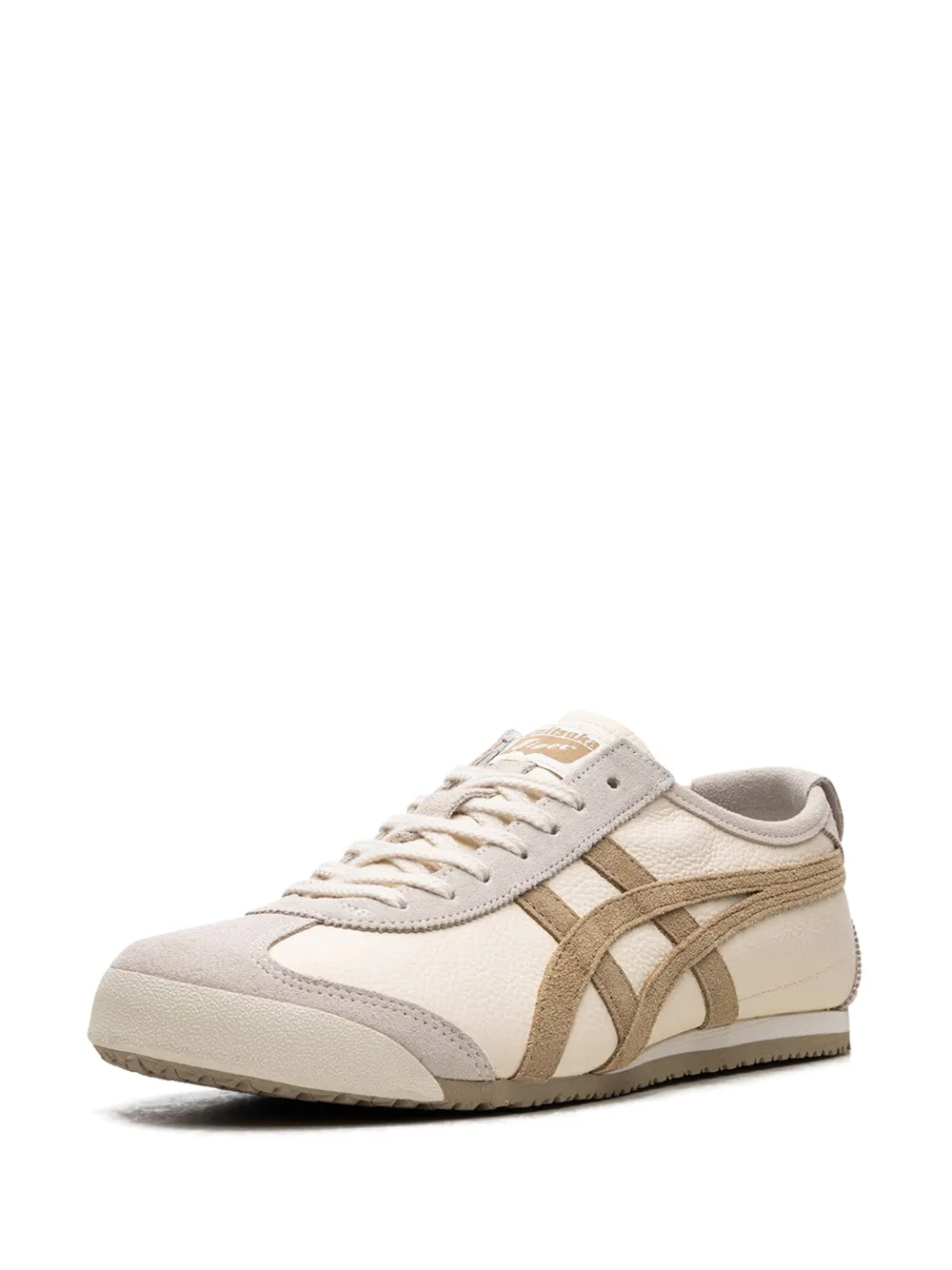 Shop Onitsuka Tiger Mexico 66 Vin "white/grey/brown" Sneakers In Neutrals