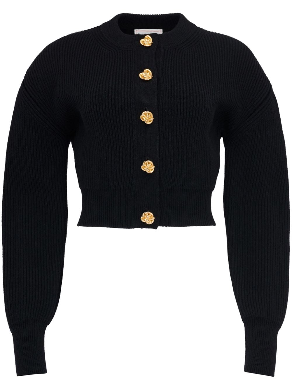 Alexander Mcqueen Cocoon-sleeve Wool-cashmere Cardigan In Black