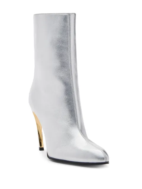 Alexander McQueen Armadillo 95mm leather ankle boots 780677WIF21 - 1