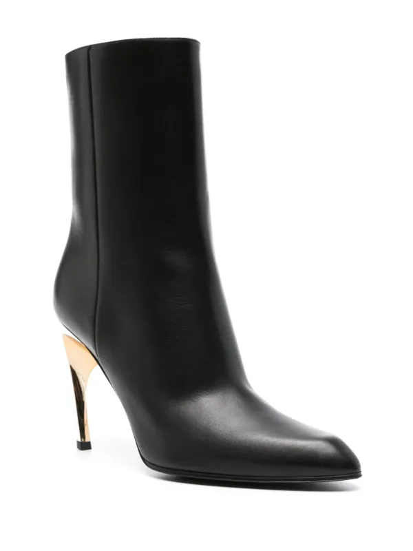 Alexander McQueen 95mm Armadillo Boots | Black | FARFETCH
