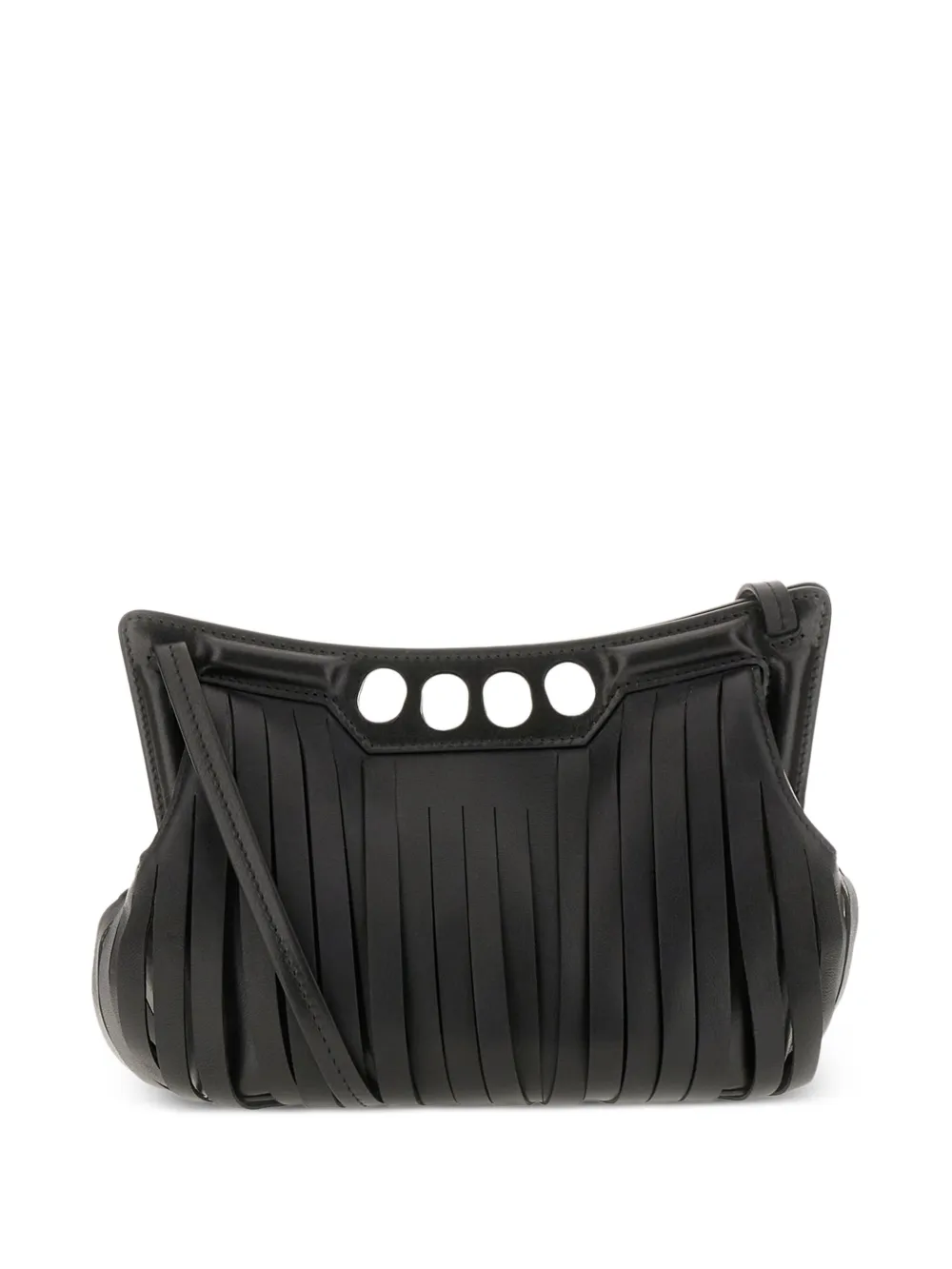 Alexander McQueen mini The Peak fringes bag Women