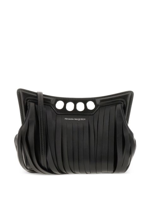 Alexander McQueen mini The Peak fringes bag Women