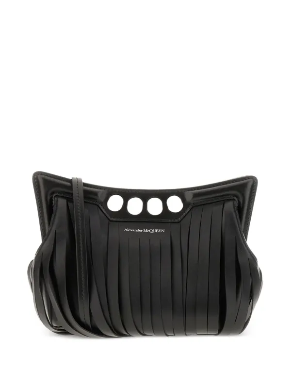 バッグ・カバンその他 ALEXANDER MCQUEEN Woman Mini bag Black 653134CMO0V 1000 Alexander McQueen Black Leather Mini Legend Crossbody Bag