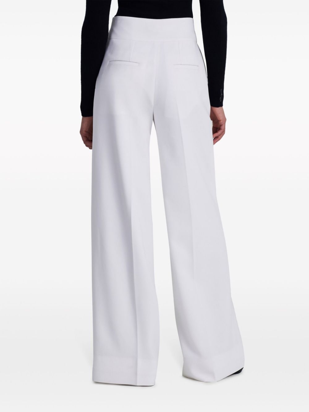 Shop Altuzarra Rudy High-waist Trousers In White