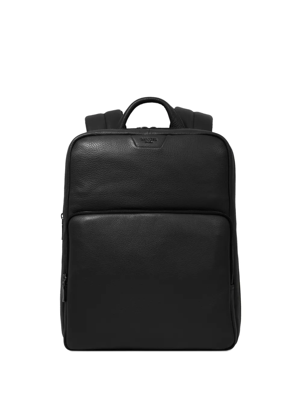 Lancel Come Leather Expandable Backpack In Black