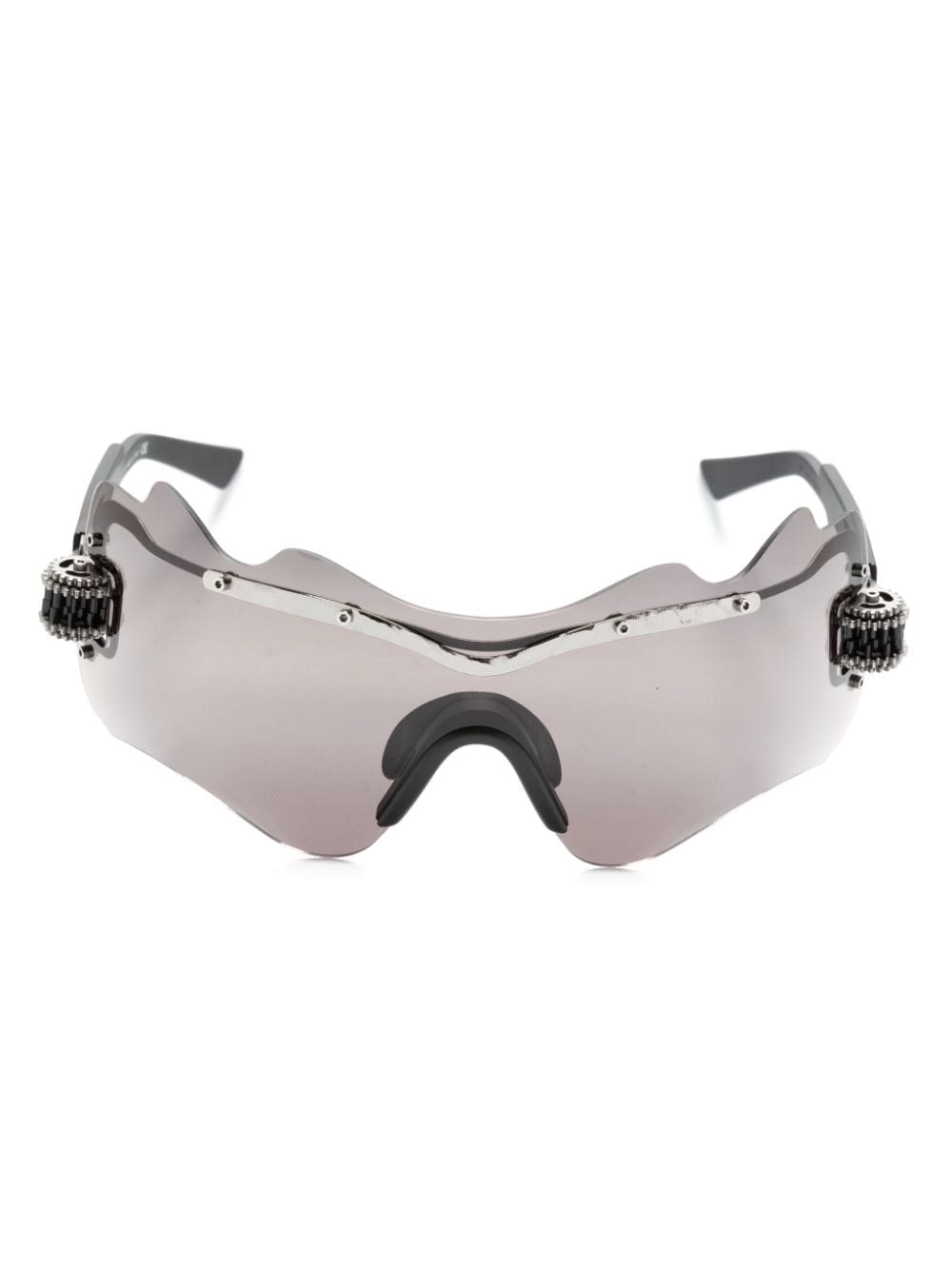 Kuboraum E16 zonnebril met masker montuur Zwart
