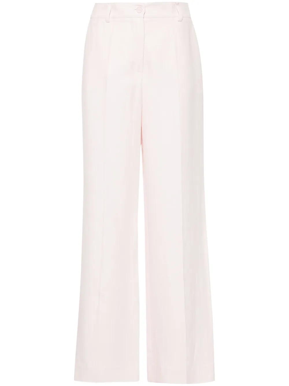P.a.r.o.s.h Mid-rise Wide-leg Tailored Trousers In Pink