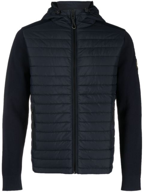 Belstaff hooded padded cardigan