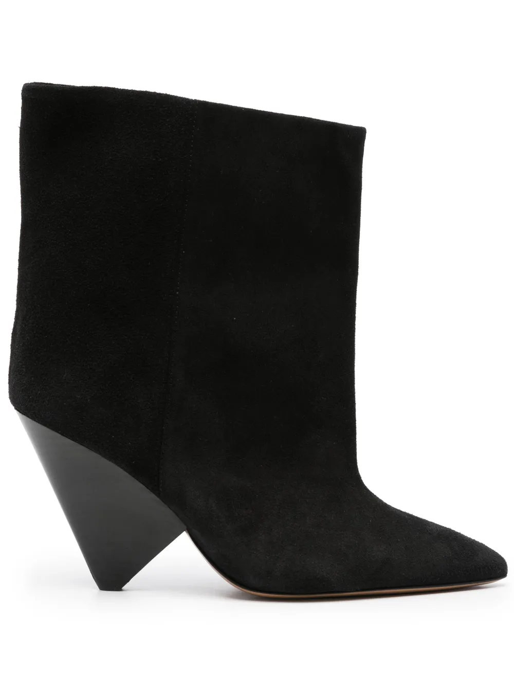 ISABEL MARANT Miyako 100mm leather boots Black