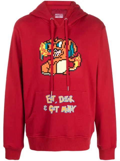 Mostly Heard Rarely Seen 8-Bit Eat, Drink, Money, Dragon cotton hoodie 