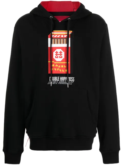 Mostly Heard Rarely Seen 8-Bit Double Happiness cotton hoodie 