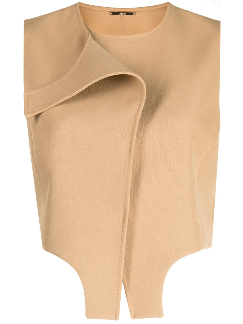Alexis Asymmetrische top Beige