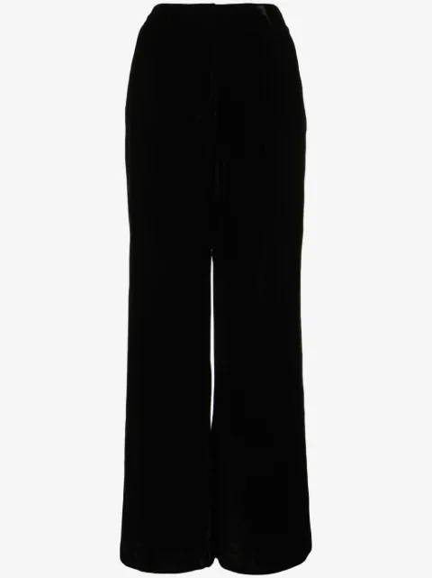 Ulla Johnson Veronica velvet wide-leg trousers