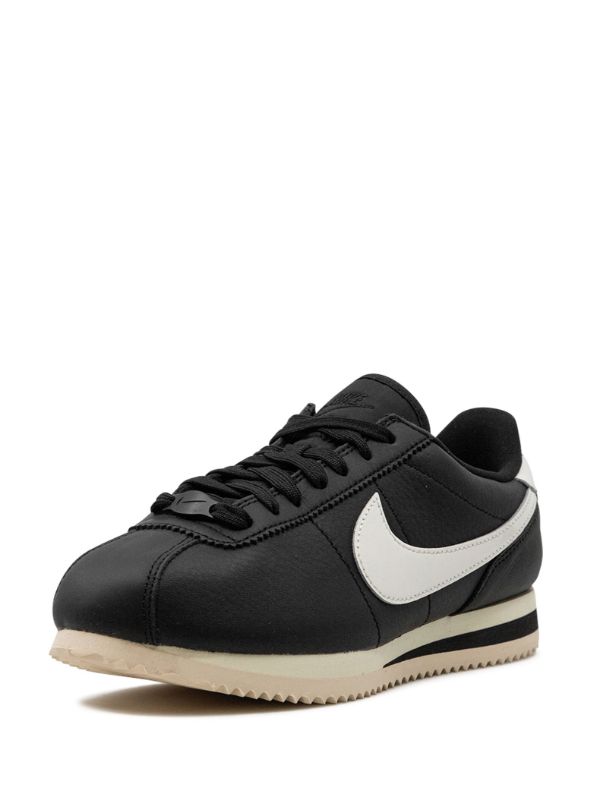 Nike cortez grey sales leather