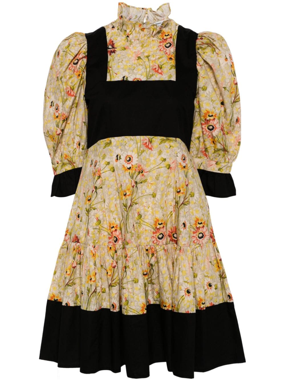 Batsheva X Laura Ashley Ruthin Floral-print Minidress In Multicolour