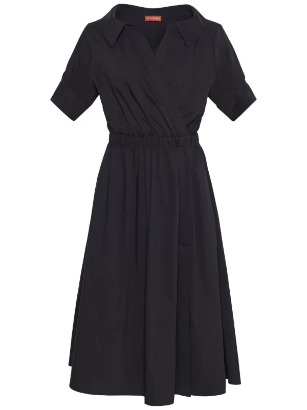 Altuzarra Lydia V-neck Dress in Black