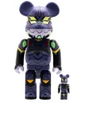 MEDICOM TOY Evangelion Unit 13 ""New Paint Version"" BE@RBRICK 100% and 400% figure set - Purple