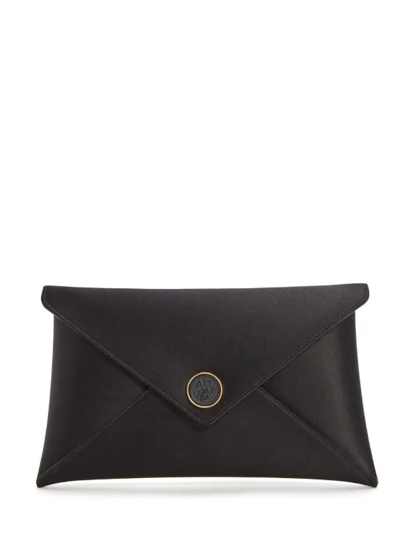 Black envelope clutch sale