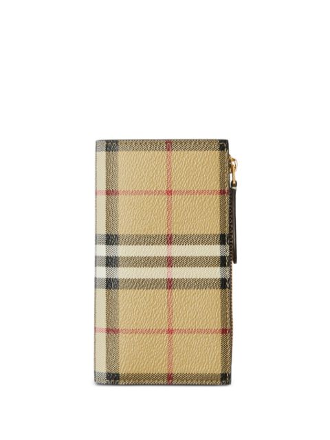 Burberry Vintage Check-pattern bi-fold wallet Women