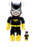 MEDICOM TOY Batgirl ""The New Batman Adventures"" BE@RBRICK 100% and 400% figure set - Black