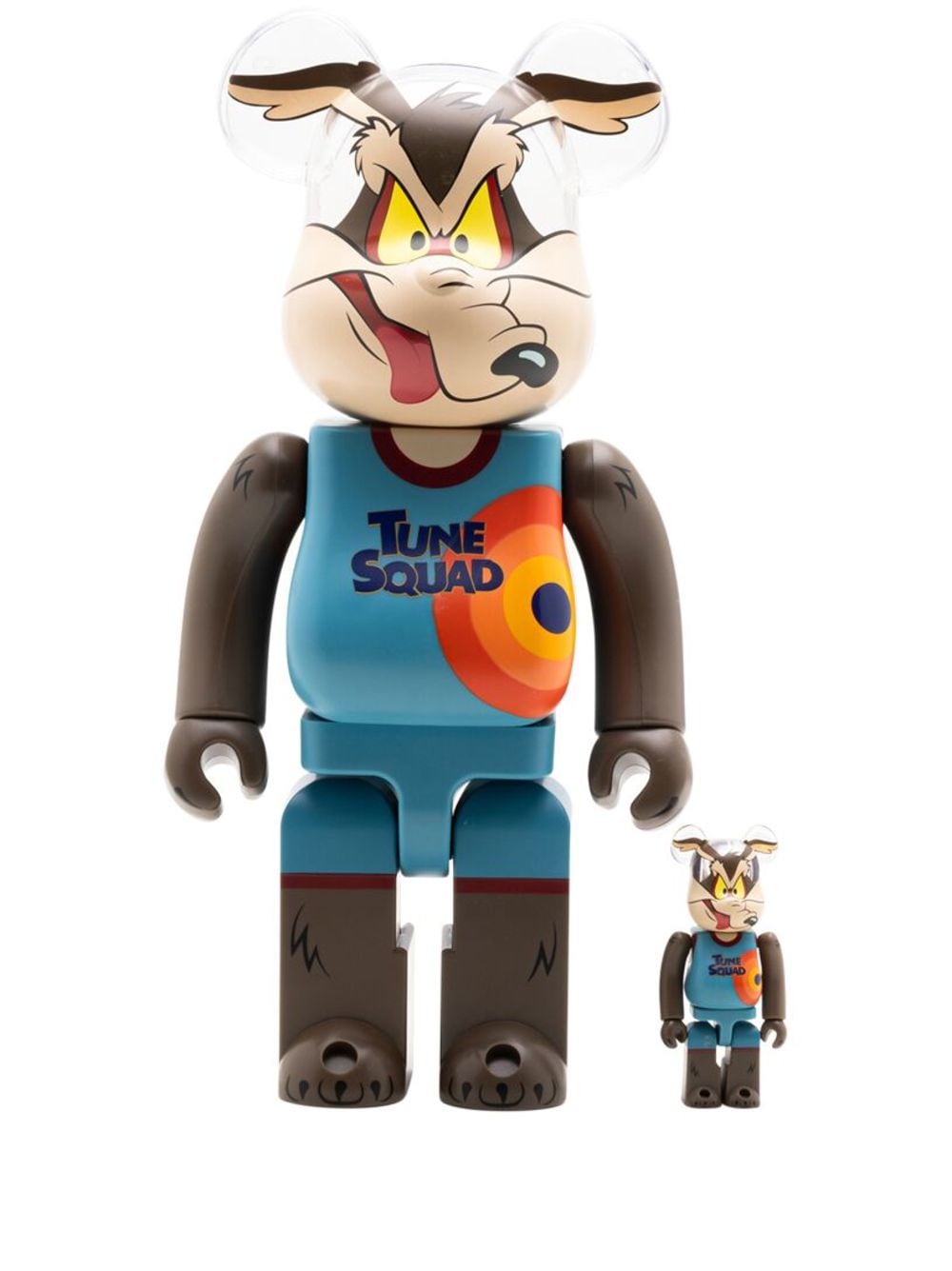 Medicom Toy Wile E. Coyote "space Jam: A New Legacy" Be@rbrick 100% And 400% Figure Set In Brown