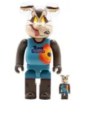 MEDICOM TOY Wile E. Coyote ""Space Jam: A New Legacy"" BE@RBRICK 100% and 400% figure set - Brown