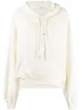 Off-White crystal-embellished cotton hoodie