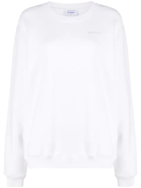 Off-White Arrows-print cotton sweatshirt