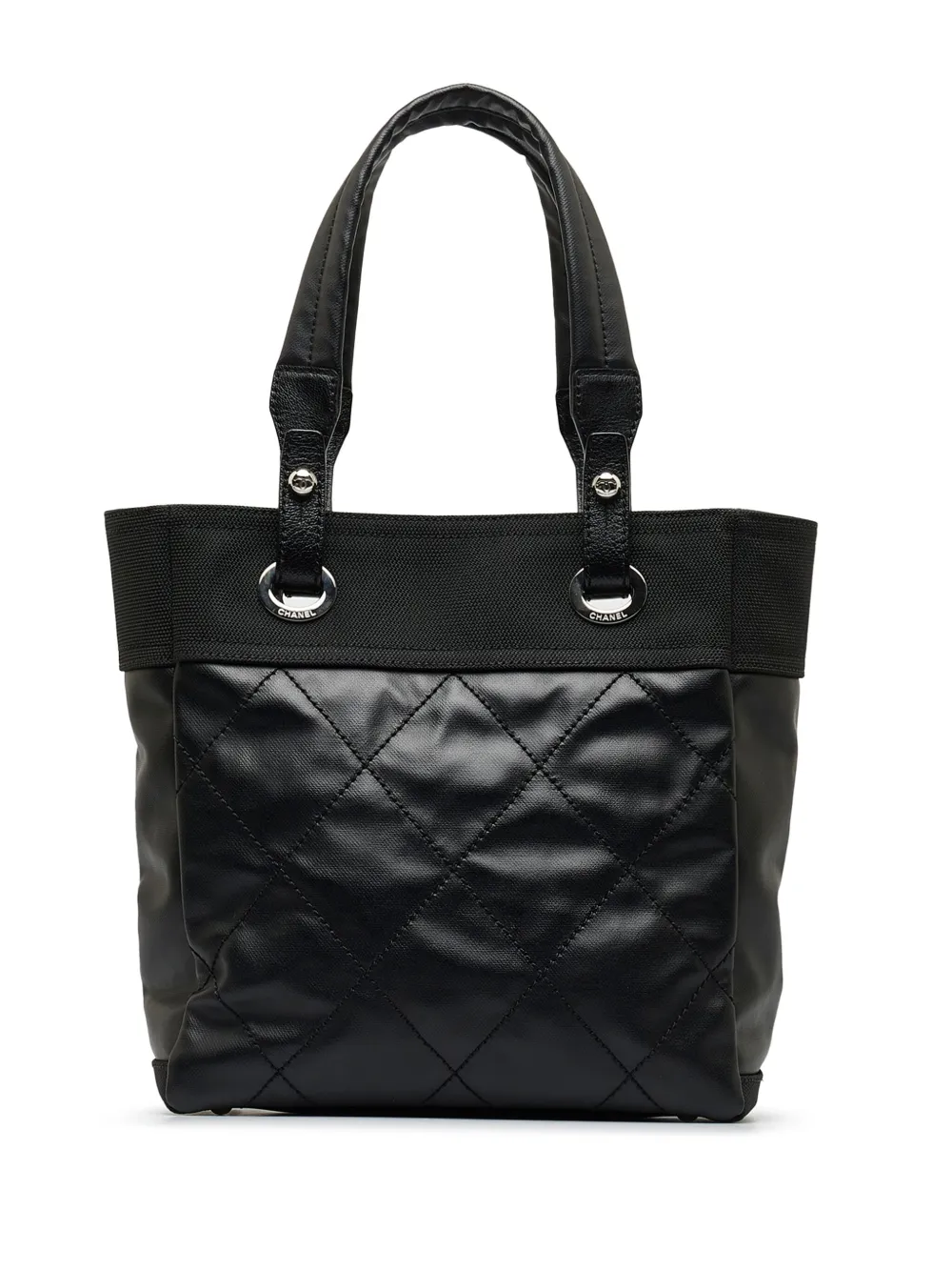 CHANEL Pre-Owned 2012 Chanel Paris Biarritz PM Tote - Zwart