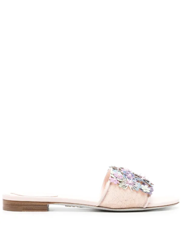 White Jewelled Slides White Jewelled Slides