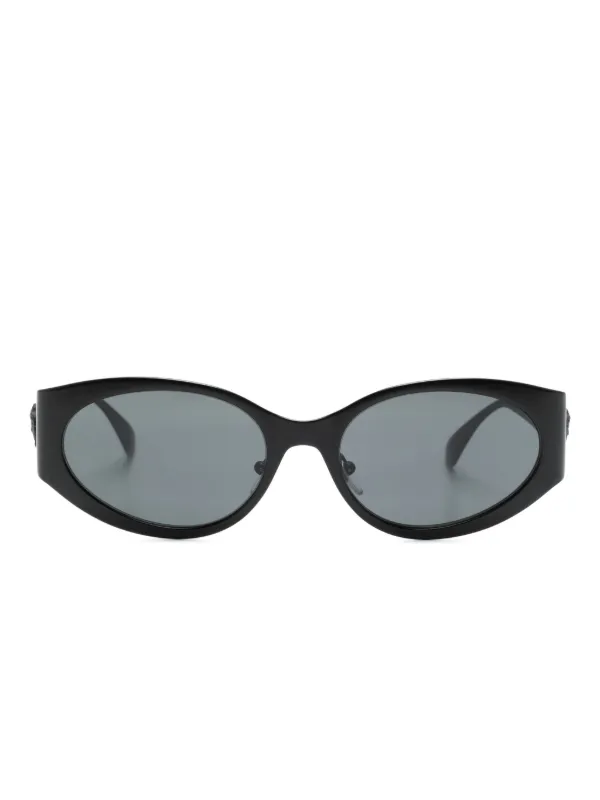 Medusa oval-frame sunglasses Versace Eyewear Medusa oval-frame Sunglasses | Black | FARFETCH main image 3