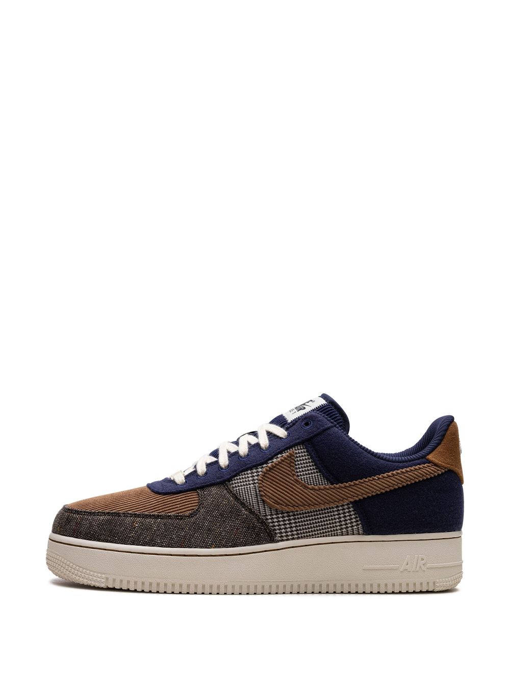 Shop Nike Air Force 1 "07 Premium Tweed Corduroy" Sneakers In Brown
