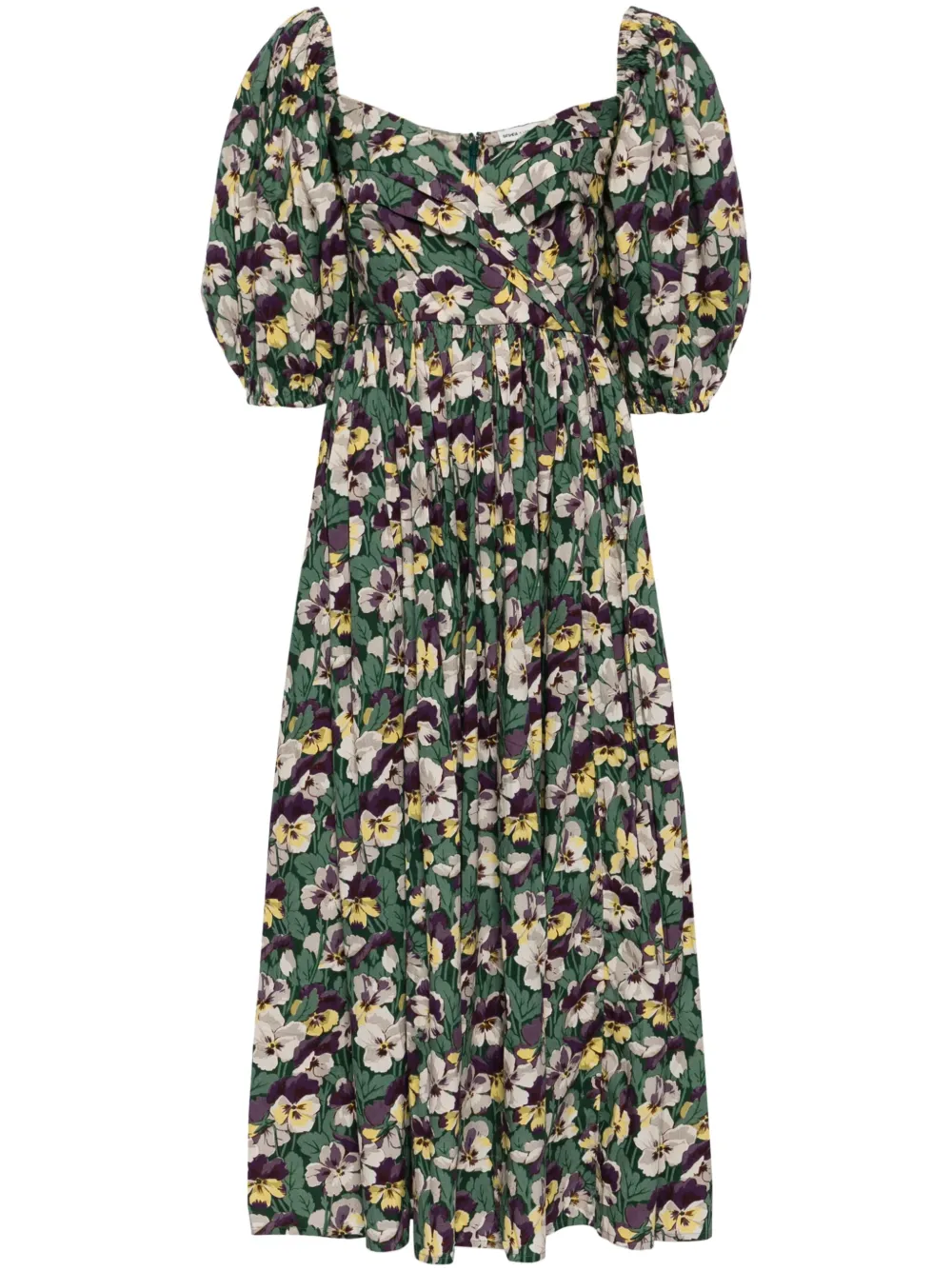 Batsheva x Laura Ashley Fells Floral Midi Dress Farfetch