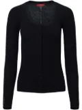 Altuzarra Jones logo-embroidered cashmere cardigan - Black