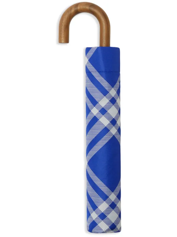 Burberry check shop golf umbrella