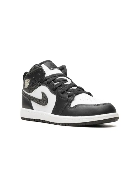 Jordan Kids Air Jordan 1 Mid "Panda Elephant" sneakers