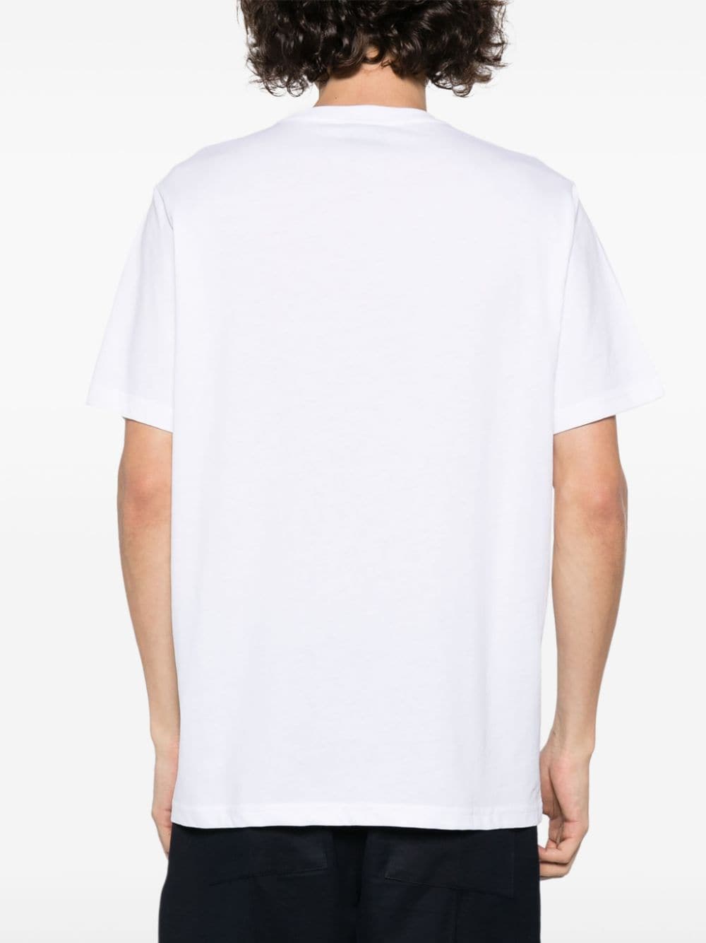 Shop Ps By Paul Smith Graphic-print Cotton T-shirt In Weiss