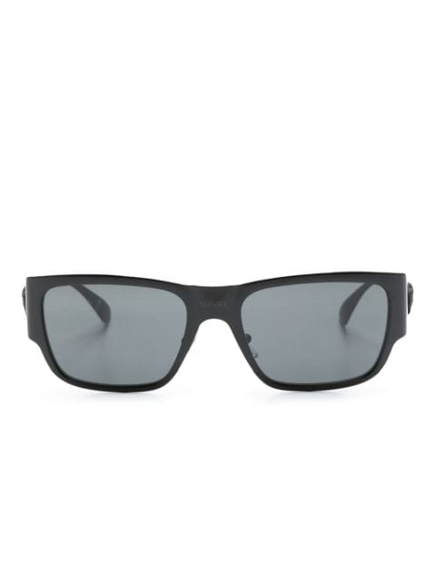 Versace Eyewear matte-effect rectangle-frame sunglasses