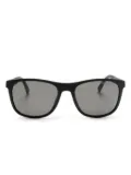 Tommy Hilfiger logo-embossed square-frame sunglasses - Black