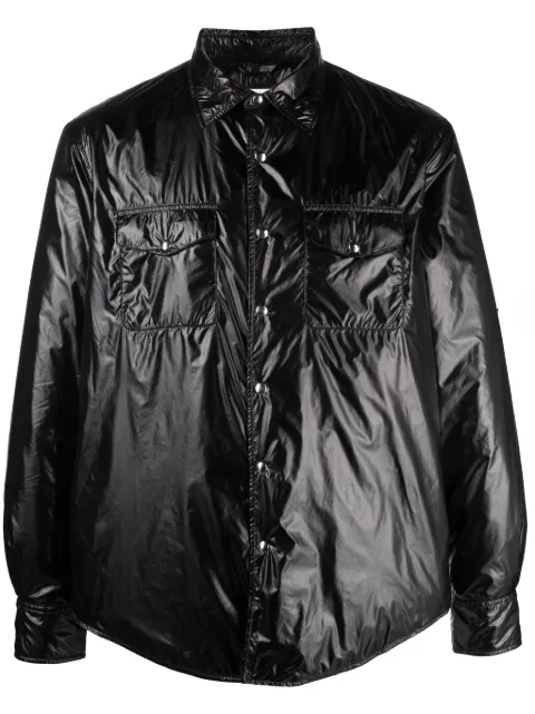ASPESI Piu insulated high-shine shirt