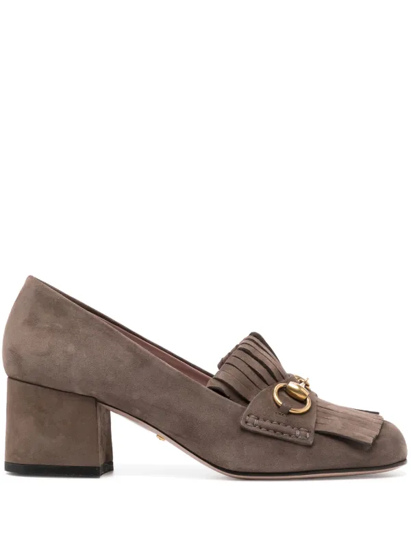 Gucci suede pumps deals