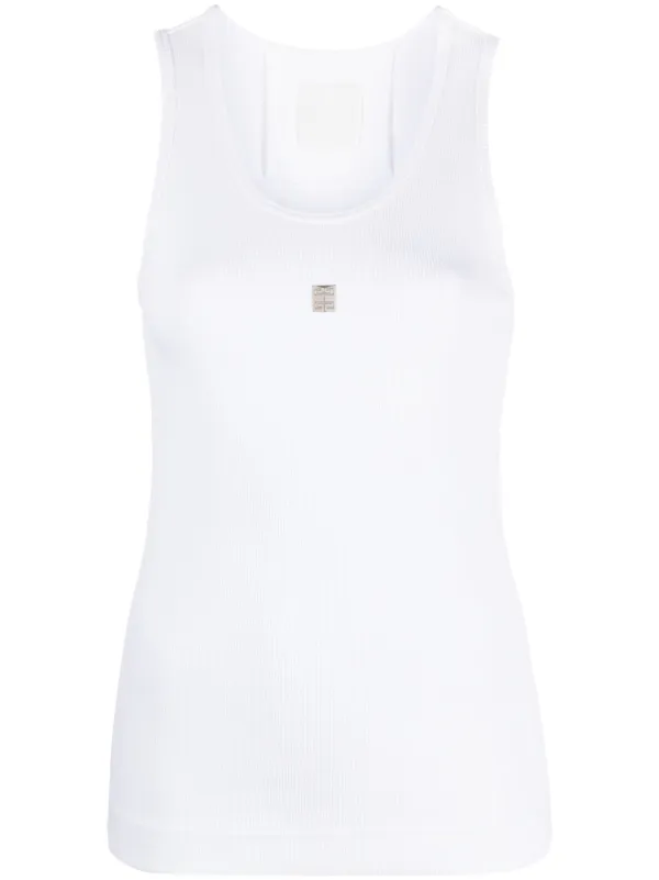 Givenchy 4G plaque Tank Top White FARFETCH NO