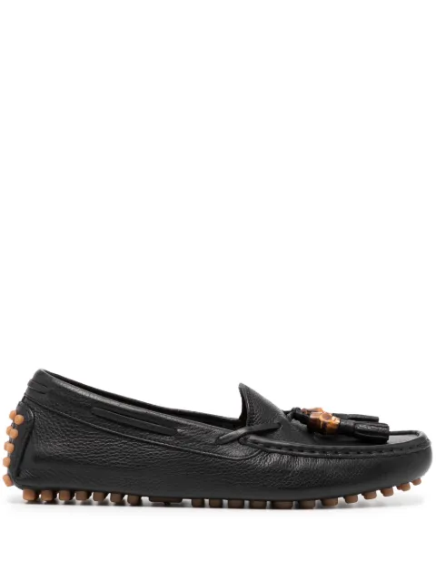 Gucci tassel-detail leather loafers