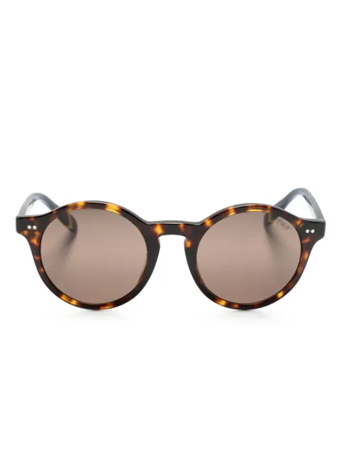 Polo Ralph Lauren tortoiseshell round-frame sunglasses