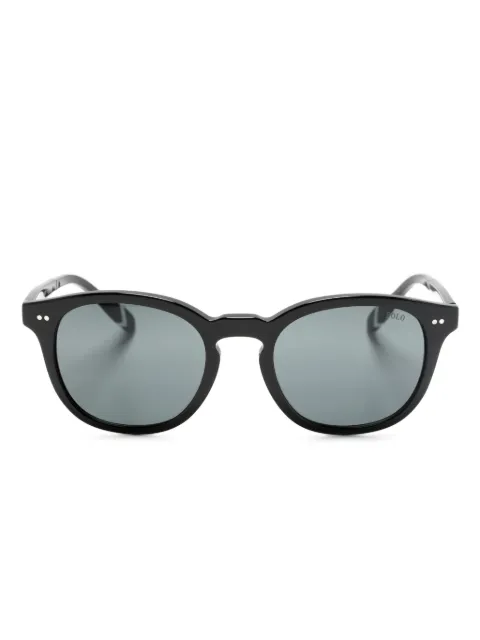 Polo Ralph Lauren tortoiseshell round-frame sunglasses