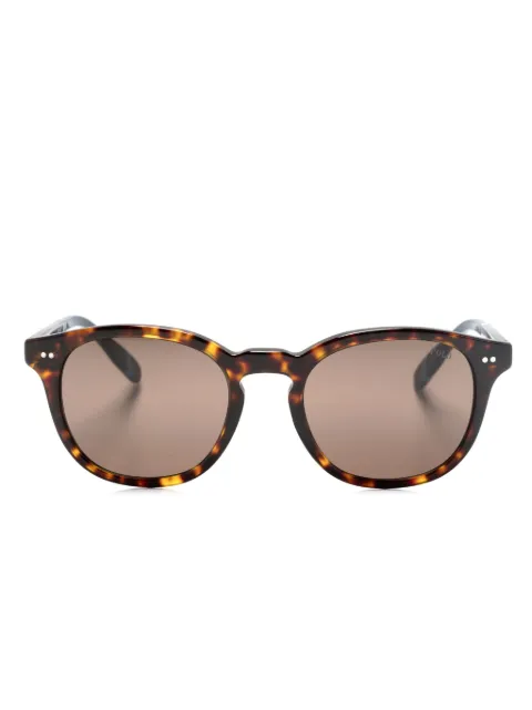 Polo Ralph Lauren tortoiseshell-effect round-frame sunglasses