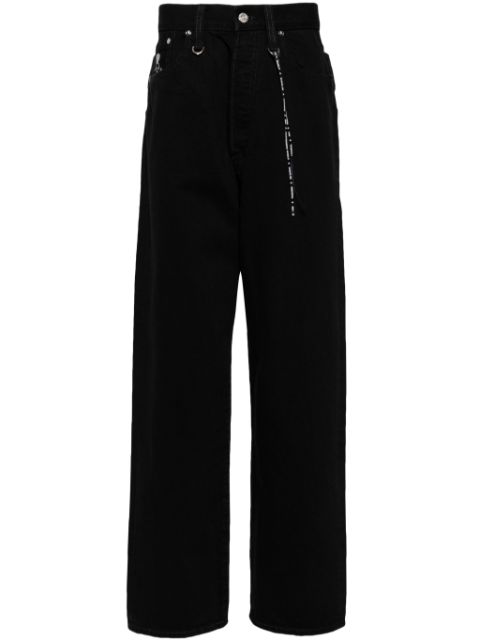 Mastermind World skull-print straight-leg jeans