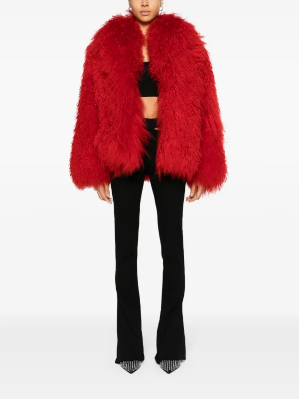 The Attico cut-out Flared Trousers | Black | FARFETCH