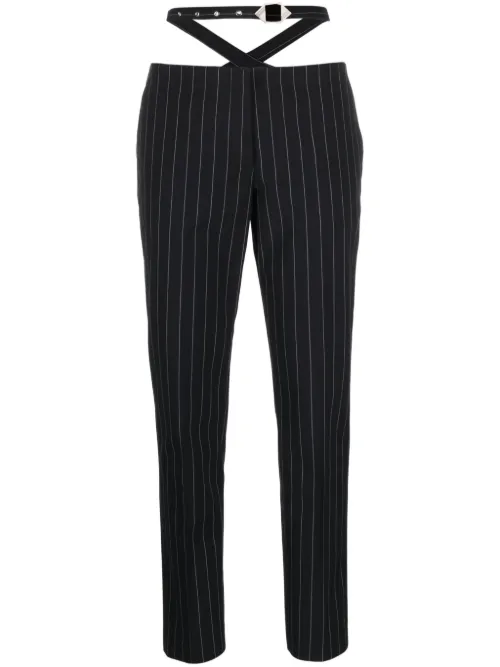 Pantalon à fines rayures - The Attico - Modalova
